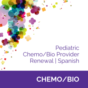 2024 Renovación del proveedor de quimioterapia/bioterapia pediátrica